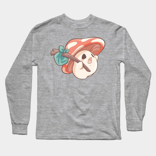 The Mushroom Traveller Long Sleeve T-Shirt by Bobblejot